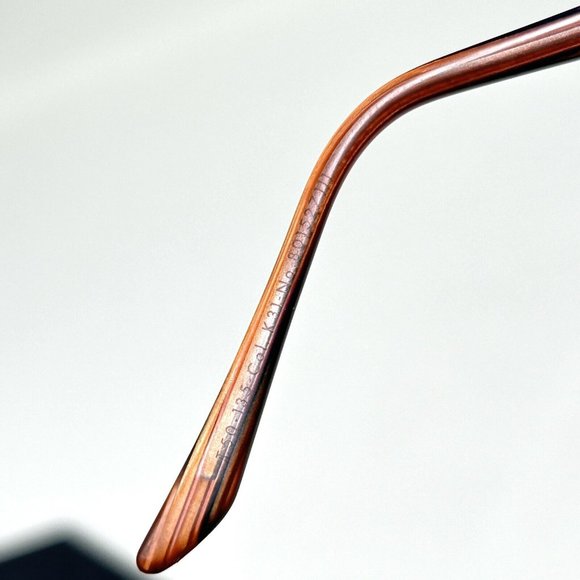 LINDBERG SPIRIT TITANIUM Eyeglasses Rimless Frame Striped Brown K50 Col. K31 - Picture 7 of 16